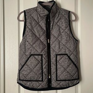 J. Crew print vest (S)